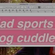 Dog Cuddles Dad Sports