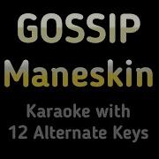 Maneskin Gossip Karaoke Female