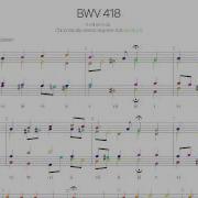 Bach Chorale Bwv 418 Harmonic Analysis With Colored Notes Von Gott