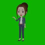 Clipart Girl Discussing